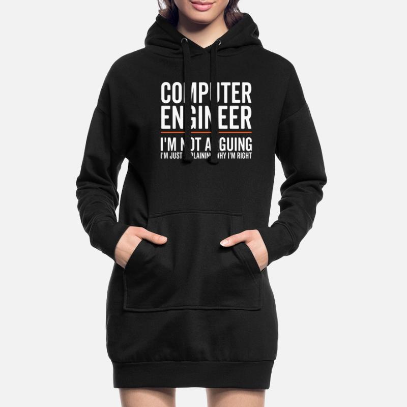 I Explain Only - Computer Engineer Hoodie Dress
