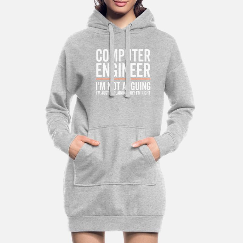 I Explain Only - Computer Engineer Hoodie Dress