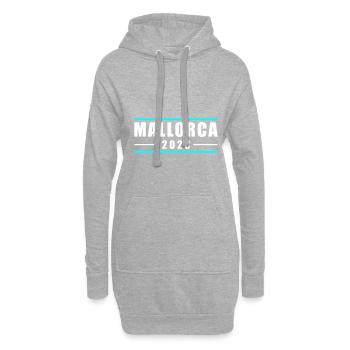 Mallorca 2023 - Hoodie-Kleid - Grau meliert - Vorne