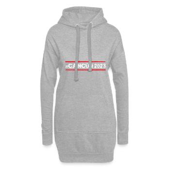 Cancun 2023 - Hoodie-Kleid - Grau meliert - Vorne