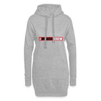 Équipage de la mer du Nord - Sweat-shirt à capuche long Femme - gris chiné - Devant