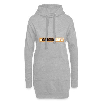 Cancun Crew - Hoodie-Kleid - Grau meliert - Vorne