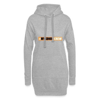 Mykonos Crew - Hoodie-Kleid - Grau meliert - Vorne