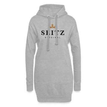 Seitz - Sweat-shirt à capuche long Femme - gris chiné - Devant