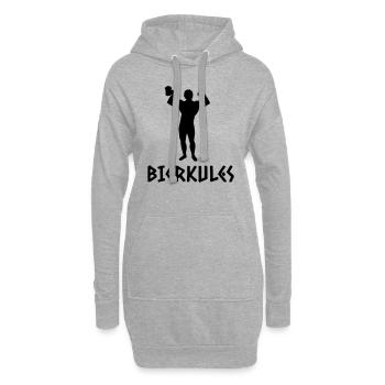 Bierkules - Hoodie-Kleid - Grau meliert - Vorne
