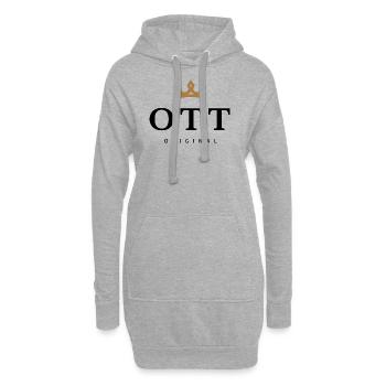 Ott - Hoodie-Kleid - Grau meliert - Vorne