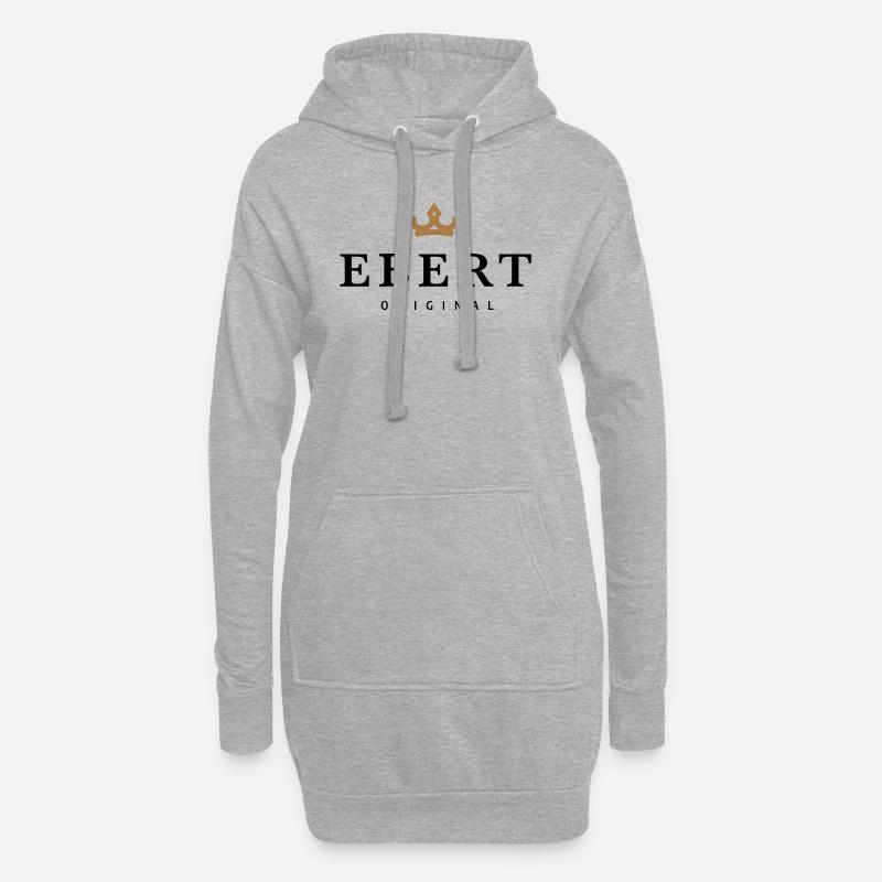 Ebert - Hoodie-Kleid - Grau meliert