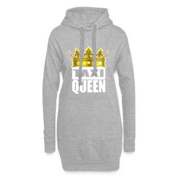Taxi Queen - Taxi Queen - Sweat-shirt à capuche long Femme - gris chiné - Devant