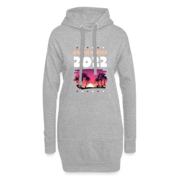 South Africa 2022 - Hoodie-Kleid - Grau meliert - Vorne
