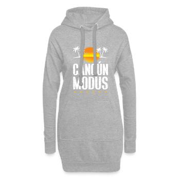 Cancun Modus - Hoodie-Kleid - Grau meliert - Vorne