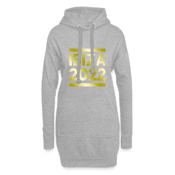 Ibiza Party Crew - Hoodie-Kleid - Grau meliert - Vorne