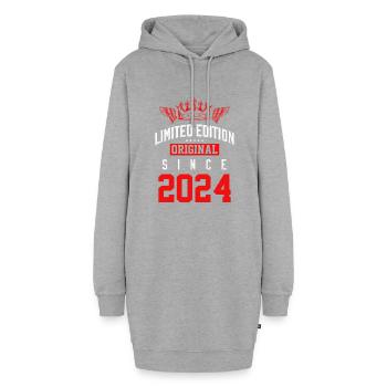 Édition limitée 2024 - Sweat-shirt à capuche long Femme - gris chiné - Devant