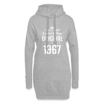 Édition limitée 1967 - Sweat-shirt à capuche long Femme - gris chiné - Devant