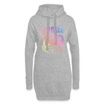 Tyrolean Drinking Team - Hoodie Dress - heather grey - Front