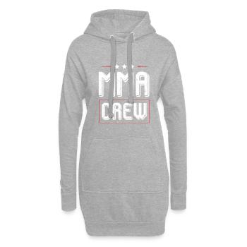 Mma Crew - Hoodie-Kleid - Grau meliert - Vorne
