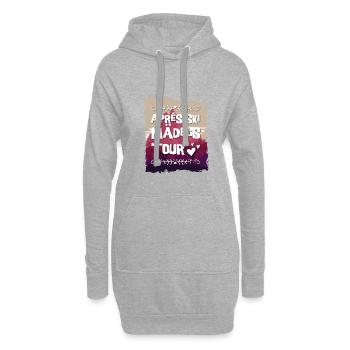 Apres SKi Mädels Tour - Hoodie-Kleid - Grau meliert - Vorne
