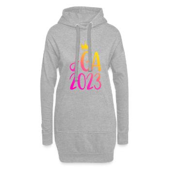 Jga 2023 Junggesellenabschied - Hoodie-Kleid - Grau meliert - Vorne