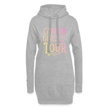 Cancun Girls Tour - Sweat-shirt à capuche long Femme - gris chiné - Devant