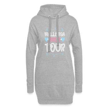 Mallorca Girls Tour Herz - Hoodie-Kleid - Grau meliert - Vorne