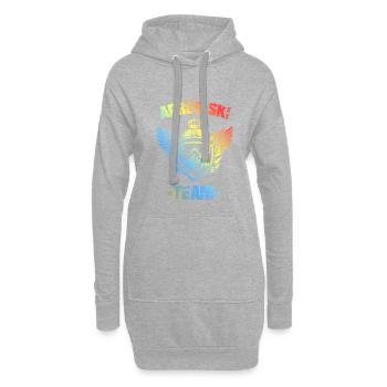 Équipe d’après-ski Bunt - Sweat-shirt à capuche long Femme - gris chiné - Devant
