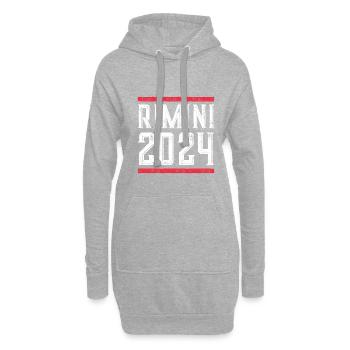 Jours fériés Rimini 2024 - Sweat-shirt à capuche long Femme - gris chiné - Devant