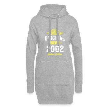 2002 Édition limitée - Sweat-shirt à capuche long Femme - gris chiné - Devant