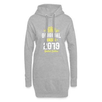 Édition limitée 2019 - Sweat-shirt à capuche long Femme - gris chiné - Devant