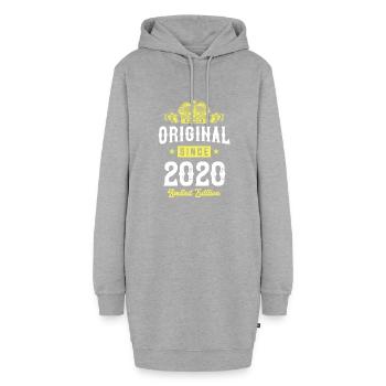 Édition limitée 2020 - Sweat-shirt à capuche long Femme - gris chiné - Devant