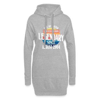 Limited Edition Legendär seit August 2004 - Hoodie-Kleid - Grau meliert - Vorne