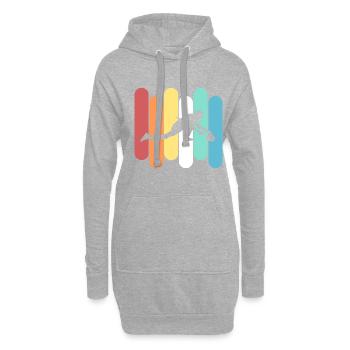 Curling - Hoodie-Kleid - Grau meliert - Vorne