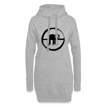 Sloth Chill Relax Relax Time out - Hoodie Dress - heather grey - Front