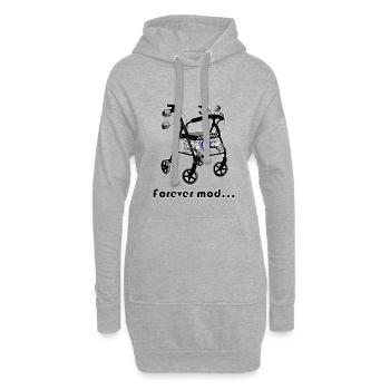 forever mod - Hoodie-Kleid - Grau meliert - Vorne