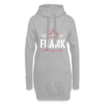 Frank - Hoodie-Kleid - Grau meliert - Vorne