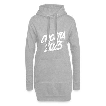 Croatia 2023 - Hoodie-Kleid - Grau meliert - Vorne