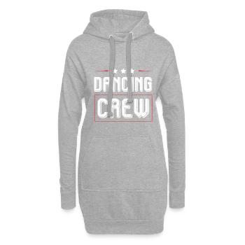 Dancing Crew - Hoodie-Kleid - Grau meliert - Vorne