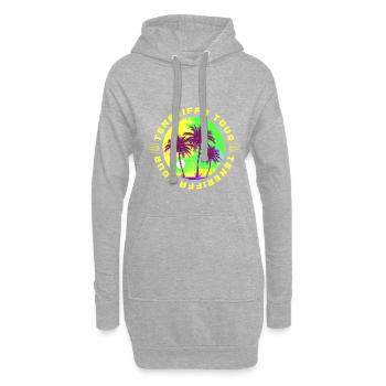 Tenerife Tour Palm Tree Holidays - Sweat-shirt à capuche long Femme - gris chiné - Devant