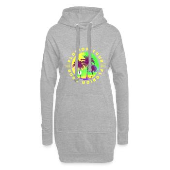 Florida Tour Palmen Urlaub - Hoodie-Kleid - Grau meliert - Vorne