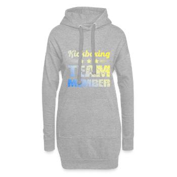 Kickboxing Team - Hoodie Dress - heather grey - Front