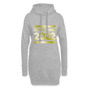 Équipe de fête Golden Sands - Sweat-shirt à capuche long Femme - gris chiné - Devant
