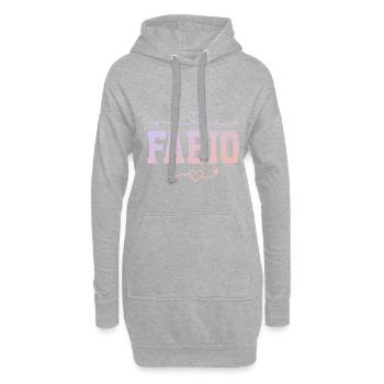 Fabio - Hoodie-Kleid - Grau meliert - Vorne