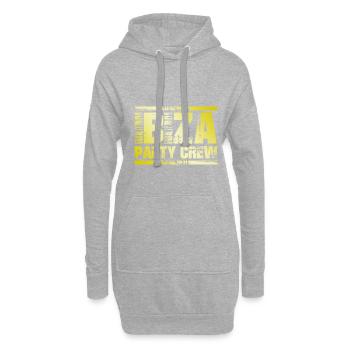 Ibiza Party Crew - Hoodie-Kleid - Grau meliert - Vorne
