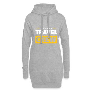 Travel Crew - Hoodie-Kleid - Grau meliert - Vorne
