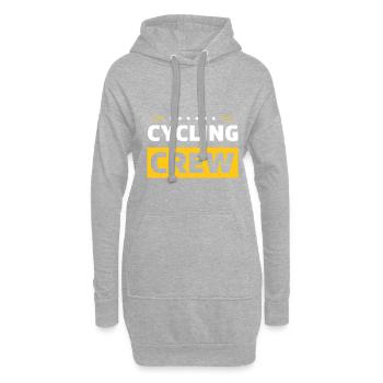 Cycling Crew - Hoodie-Kleid - Grau meliert - Vorne