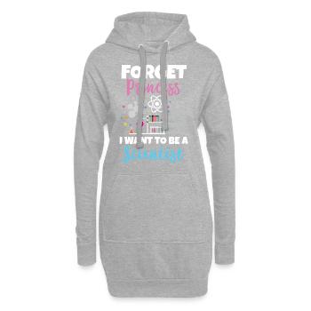 Scientist - Hoodie-Kleid - Grau meliert - Vorne