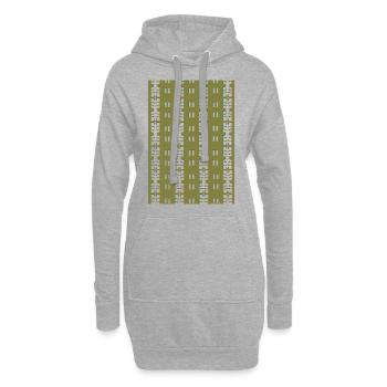 Neuer Look - Hoodie-Kleid - Grau meliert - Vorne