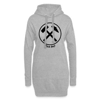 Glück Auf Bergmann Kumpel T-Shirt - Hoodie-Kleid - Grau meliert - Vorne