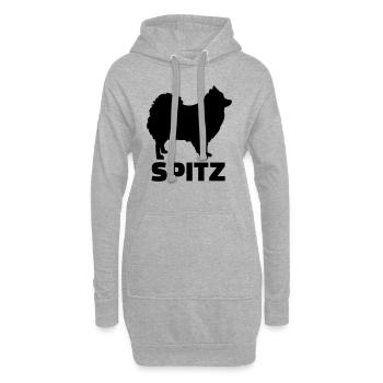 Spitz - Hoodie-Kleid - Grau meliert - Vorne