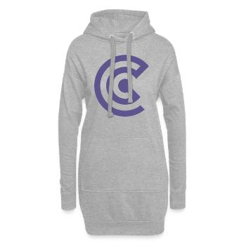 C Clothing Brand - Hoodie Dress - heather grey - Front