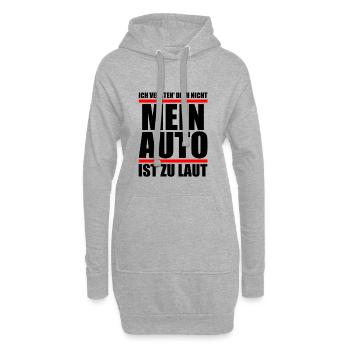 Auto Spruch lustiges T-Shirt Sprüche Autos Fun - Hoodie-Kleid - Grau meliert - Vorne