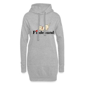 Finder2 3 - Hoodie-Kleid - Grau meliert - Vorne